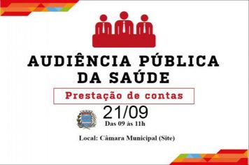 Audiência Pública da Saúde - 2º Quadrimestre