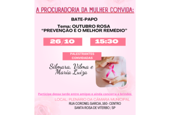 CONVITE DA PROCURADORIA DA MULHER