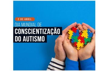 Dia Mundial da Conscientização do Autismo - apoio Procuradoria da Mulher de Santa Rosa de Viterbo/SP